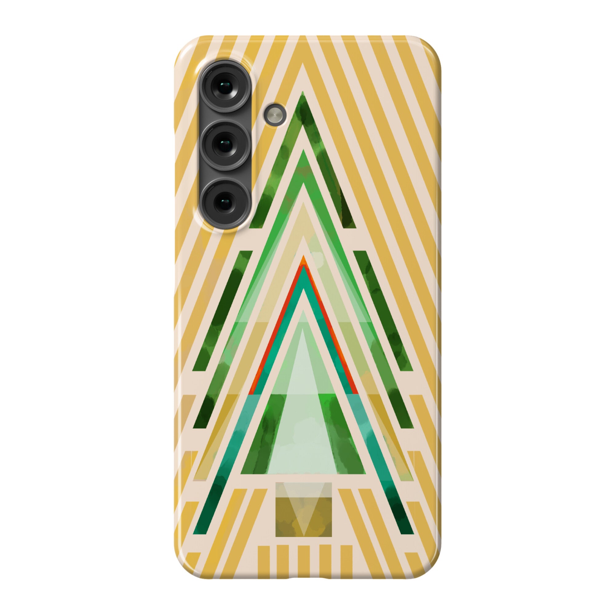 Geometric Summer Tree Phone Case